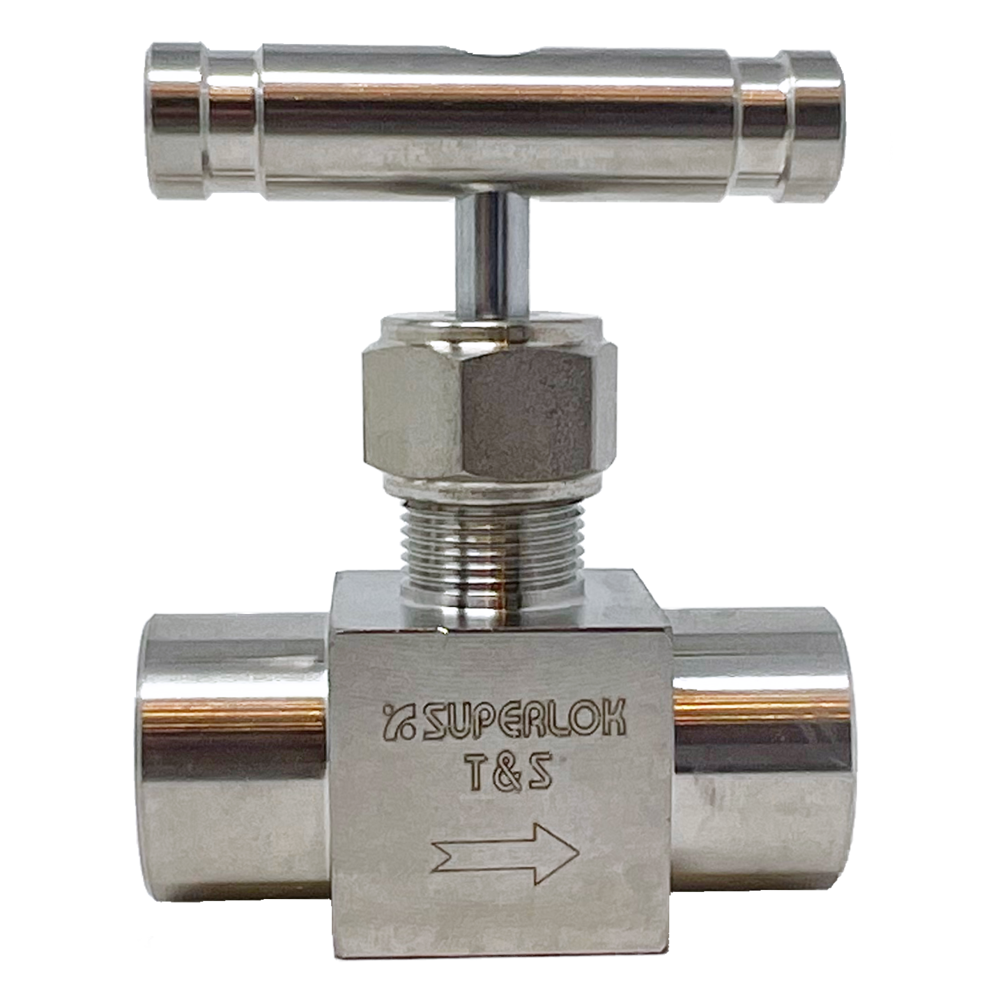 SBNV1-F-4N-MR : Superlok Integral Bonnet Bar Stock Needle Valve, 1/4" FNPT, -65 F To 450 F, Vee Tip, NACE Rated, 6000psi