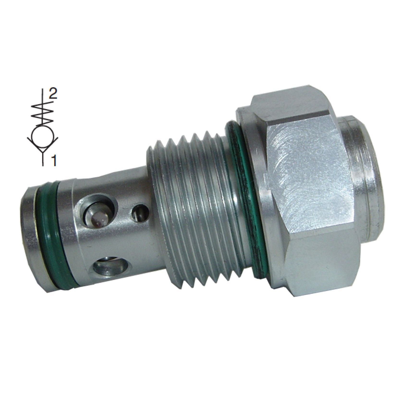 SC1F-B2/H070-A : Argo Check Valve Cartridge, Ball Type, 32 GPM, 6100psi, 101.5psi Cracking