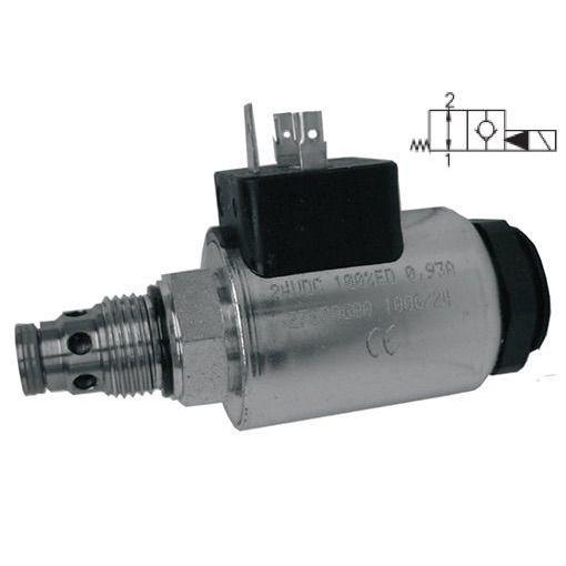 SD3E-A2/H2O2A-120DIN : Argo DCV, 8GPM, 5100psi, 2P2W, C-8-2, 120 VAC DIN, Flow 1 to 2 Neutral