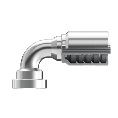 SG-CF90-2024 : Continental Hose Fitting, 1 Hose ID,  1.25 Caterpillar, 90-Degree Connection