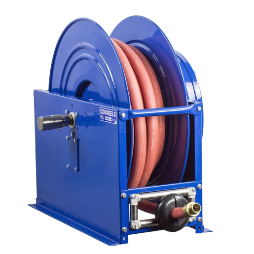 SLPL-675 : Coxreels SLPL-675 Single Hose Spring Rewind for fuel: 1-inch I.D., 75' fuel hose, 300 PSI, without hose