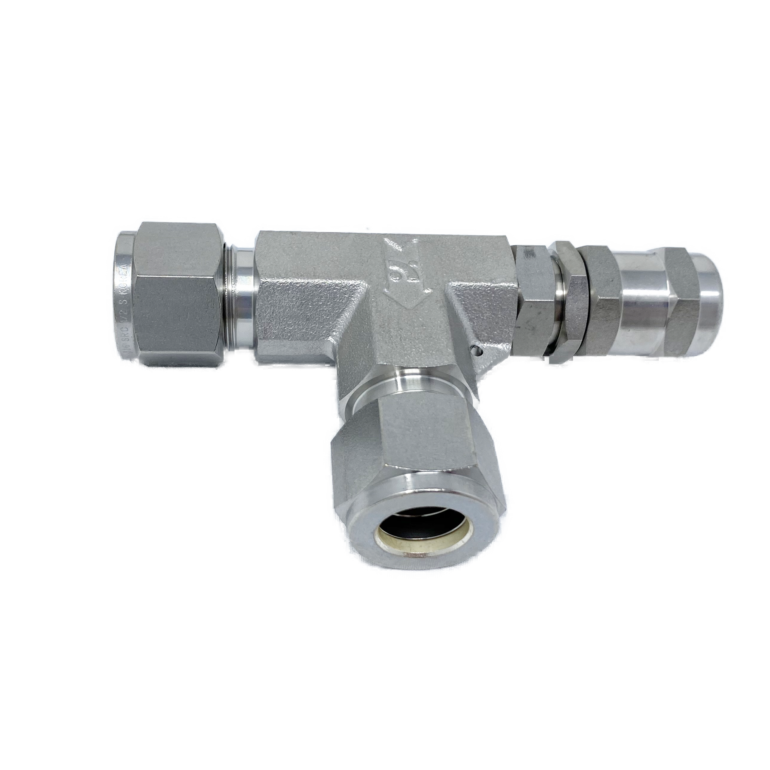 SRVH-S-8-NS : Superlok Inline Relief Valve, 1/2" O.D. Tube, 6000psi, 316SS, No Spring