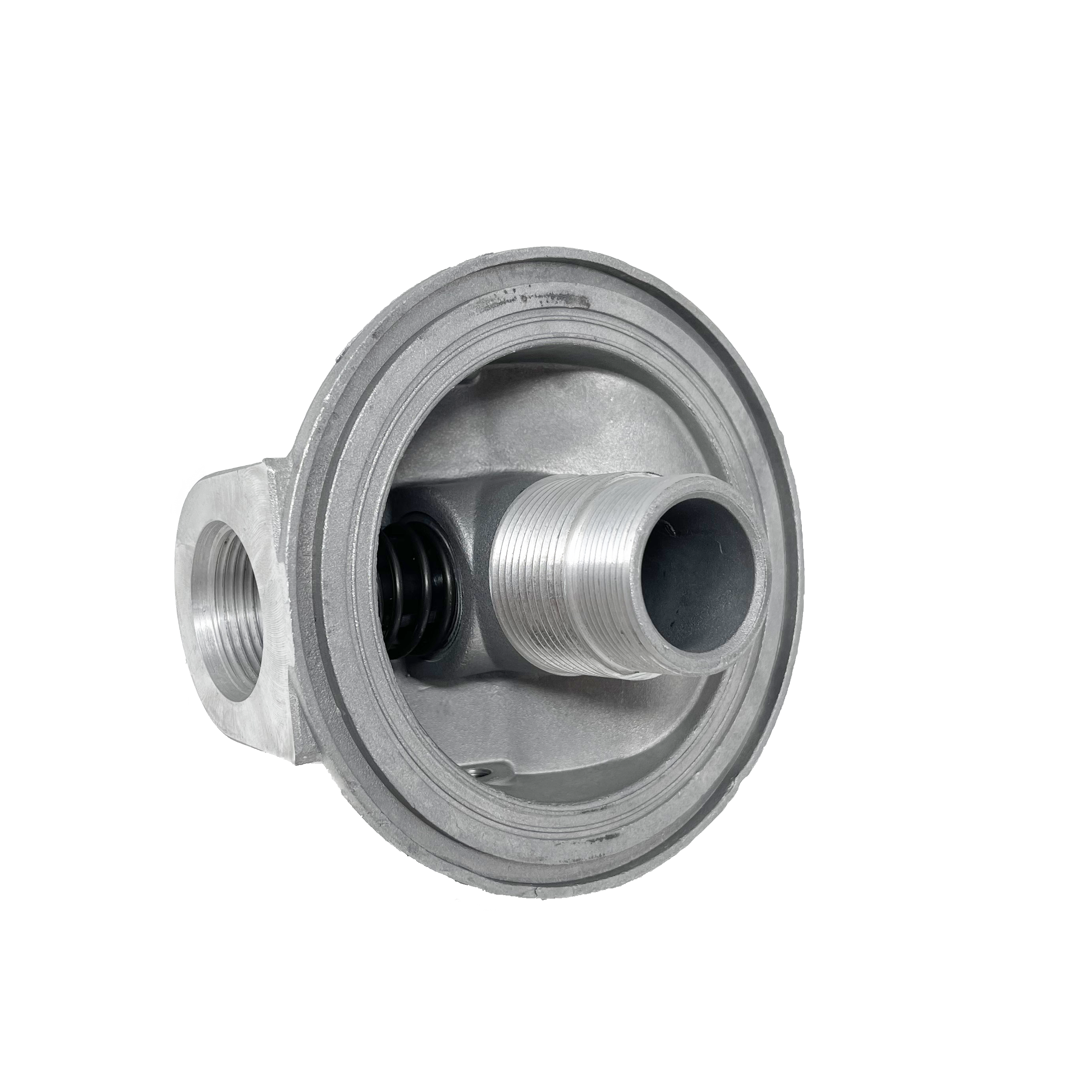 SSF-130-B1.7-1 : Stauff SSF Spin-On Filter Head, 60 GPM, 174psi, #16 SAE (1"), with Bypass, Clogging indicator port drilled for return