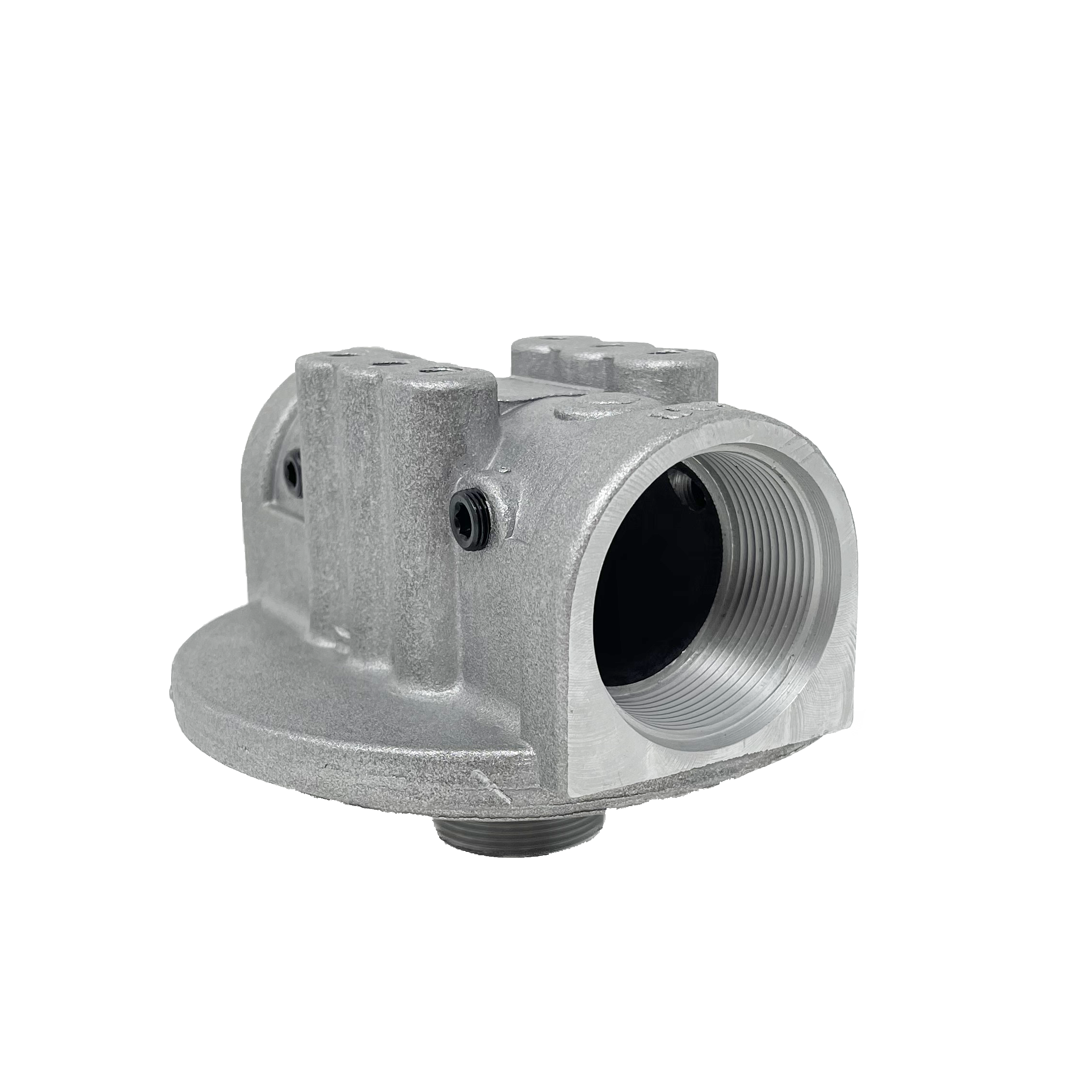 SSF-180-B1.7-1 : Stauff SSF Spin-On Filter Head, 80 GPM, 200psi, #24 SAE (1.5"), with Bypass, All clogging indicator ports drilled