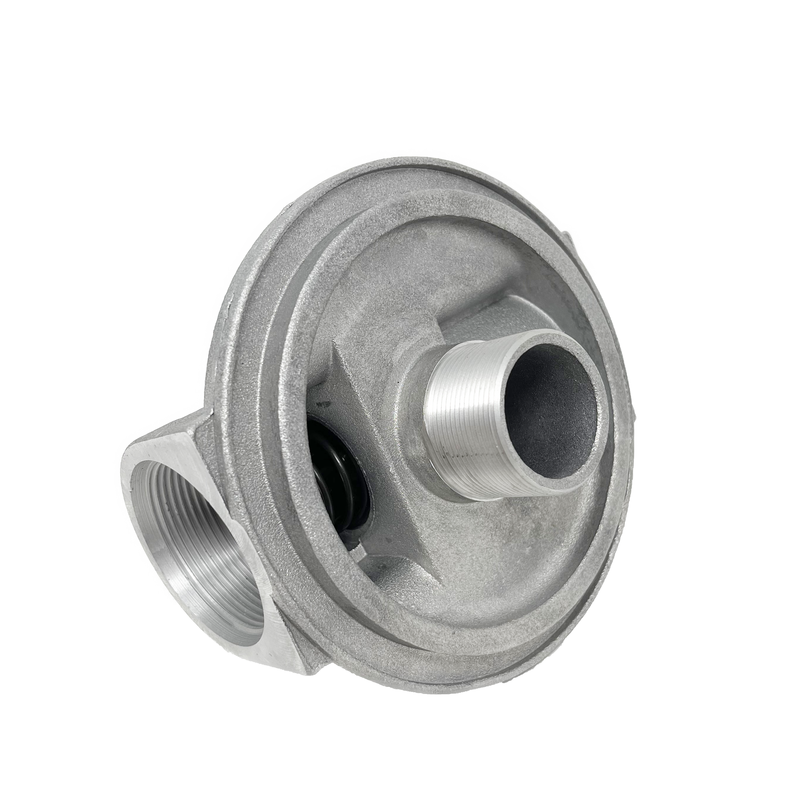 SSF-180-B1.7-1 : Stauff SSF Spin-On Filter Head, 80 GPM, 200psi, #24 SAE (1.5"), with Bypass, All clogging indicator ports drilled