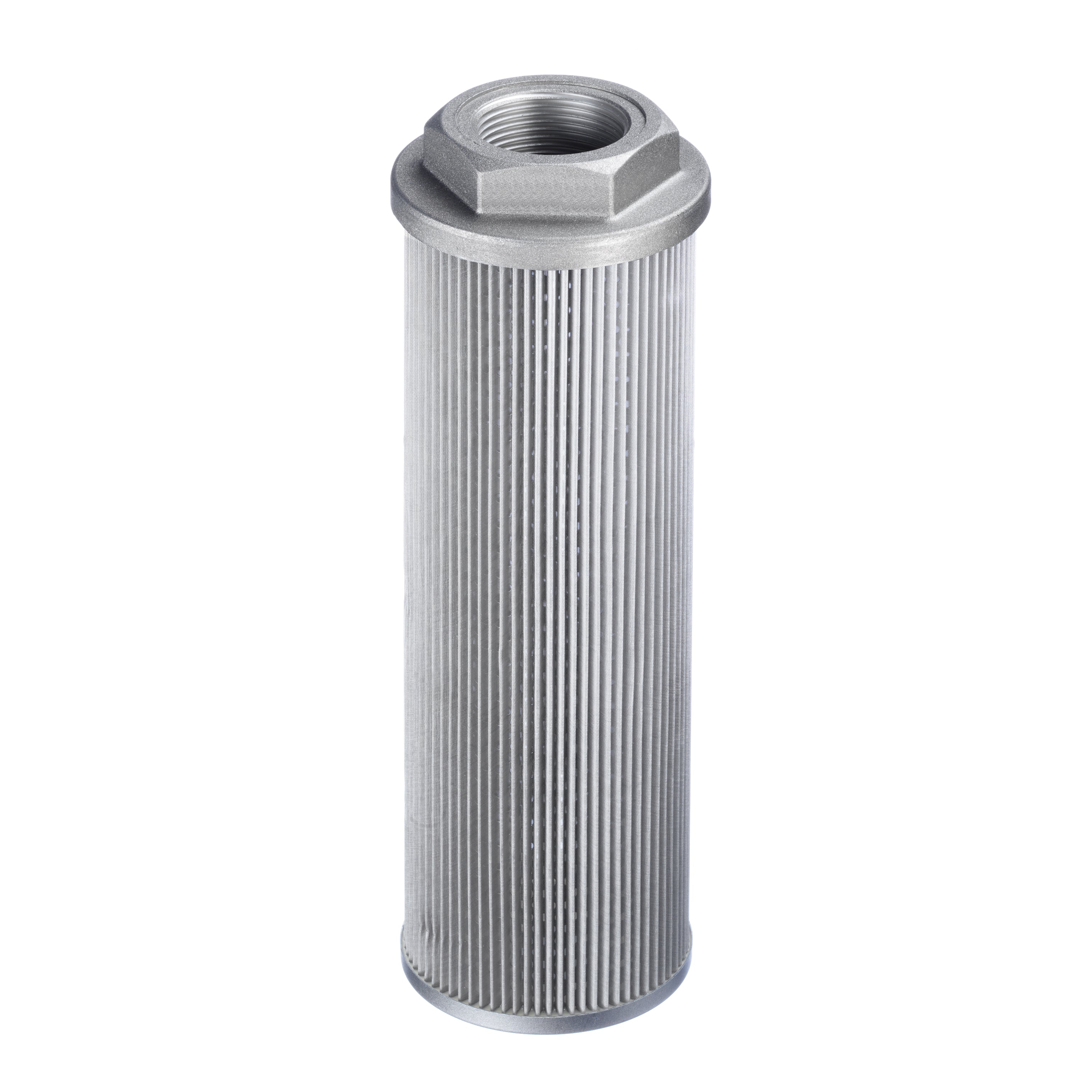 SUS-088-N20-195-125-A-B0.2 : Stauff Suction Strainer, Aluminum End Cap, 1.25" NPT, 16.9GPM, 125 Micron, 3psi Bypass