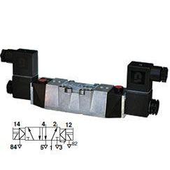 SXE0574-A60-00-18JB : Norgren ISO #2, 5/2 valve, sol/sol (115VAC) with integral flow control
