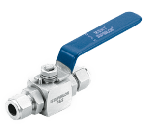 SBVF36033-S-8-MR : Superlok Ball Valve, Forged High Pressure, 1/2" Tube O.D, 3-Way, NACE Rated, 6000psi, 316SS