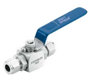 SBVF3601-S-4 : Superlok Ball Valve, Forged High Pressure, 1/4" Tube O.D, 6000psi, 316SS