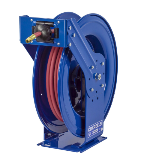 EZ-THP-375 : Coxreels EZ-THP-375 Safety Series Truck Mount Spring Rewind Hose Reel for air/water, 3/8" ID, 75' hose, 4000psi