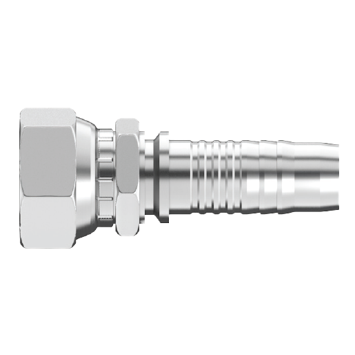 UC-JCFX-0505 : Continental Hose Fitting, 0.3125 (5/16") Hose ID, 1/2-20 Female JIC, Straight, Swivel Connection