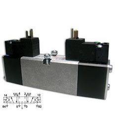 V45A611D-C313A : Norgren V45 Series, 5/3 (APB) valve, sol/sol (24VDC) without connector