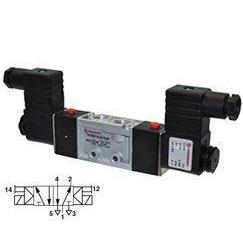 V51R511A-A213JB : Norgren V51 Series, Two-Position, Five-Way valve, Solenoid Actuated, Solenoid Return, 24VDC, 1/4 inch NPT port