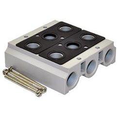 V52S502 : Norgren V5x Series 2 station manifold for 3/8 NPT ports