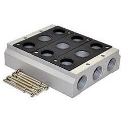 V53T503 : Norgren V5x Series 3 station manifold for 1/2 NPT ports