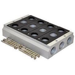 V53T504 : Norgren V5x Series 4 station manifold for 1/2 NPT ports