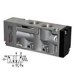 V53T5D7A-XP0900 : Norgren V53 Series, Two-Position, Five-Way valve, Air Actuated, Spring Return, 1/2 inch NPT ports
