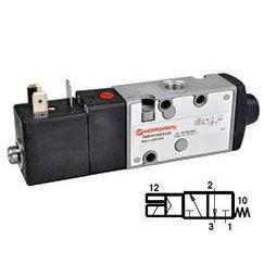 V61R417A-A218JA : Norgren V60 Series 1/4" NPT Two-Position, Three-Way, Normally Closed, Internal Pilot, Spring Return, Locking, 120VAC, no Connector