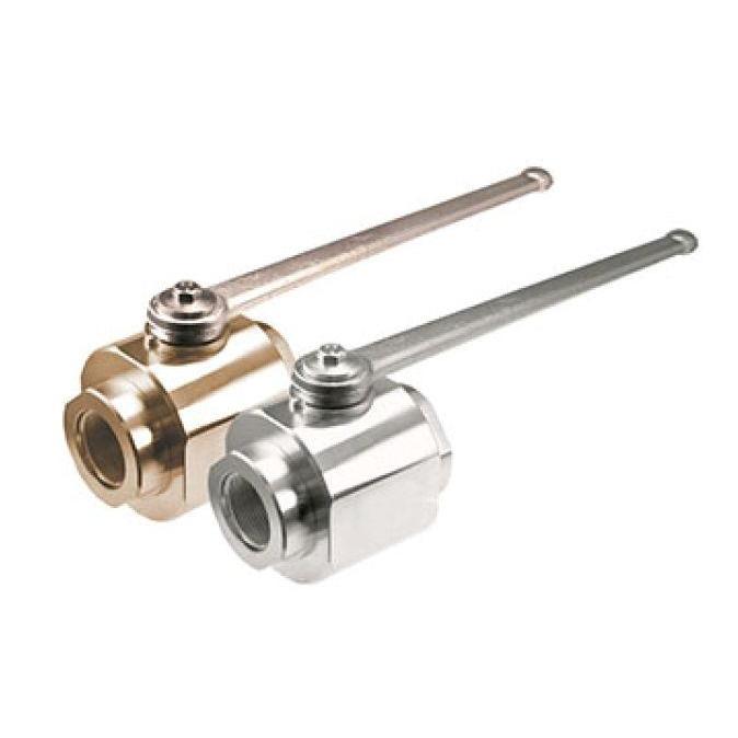 AB2S#20-11DBL : AFP 2-Way Block Body Threaded Ball Valve, 5075psi rated, Steel, #20 SAE (1.25") Full Bore with Lock