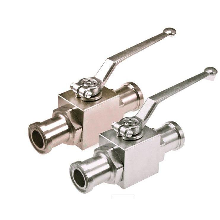 AES3#12-11DBL : AFP 2-Way Block Body Flange Head Ball Valve, 5000psi rated, Steel, 3/4" C61 with Lock