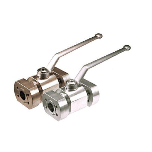 ABF6#32-11DBL : AFP 2-Way Round Body Flat Face Ball Valve, 5000psi rated, Steel, 2" SAE C62 Companion with Lock