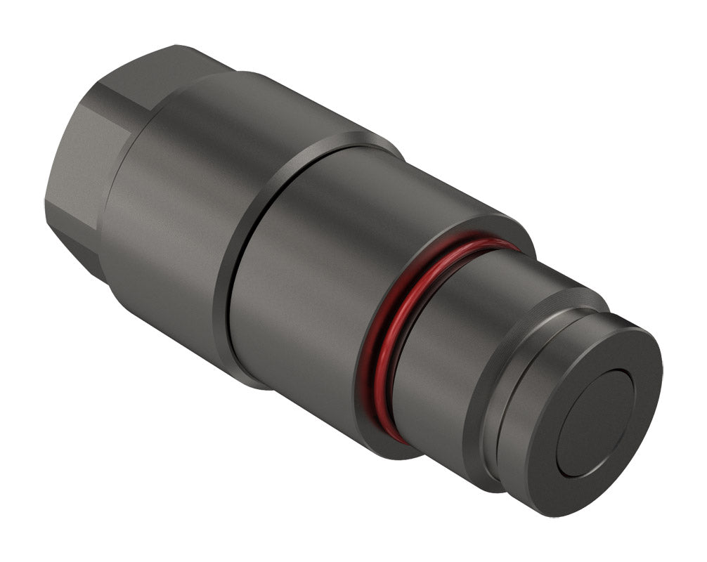 FHV08ET 12NPT M : Faster Quick Disconnect, Male 1/2" Coupler, 0.5 (1/2") NPT Connection, 7687psi MAWP, 18.49 GPM, Screw to Connect Style, Connection Under Pressure Allowed at Working Pressure Male Side Only
