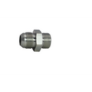 7002-12-10-OHI : OHI Straight Adapter, 0.5 (3/4") Male JIC x 0.625 (5/8") Male BSPP Straight with 60-degree Seat, Steel