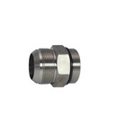 SS-6400-06-06-O-OHI : OneHydraulics Straight Adapter, 0.375 (3/8") Male JIC x 0.375 (3/8") Male ORB, Stainless Steel