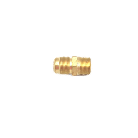 B-F2405-08-08-OHI : OHI Adapter, 0.5 (1/2") Male Flare (45-degree cone) - 0.5 (1/2") Female NPT Straight (Brass)